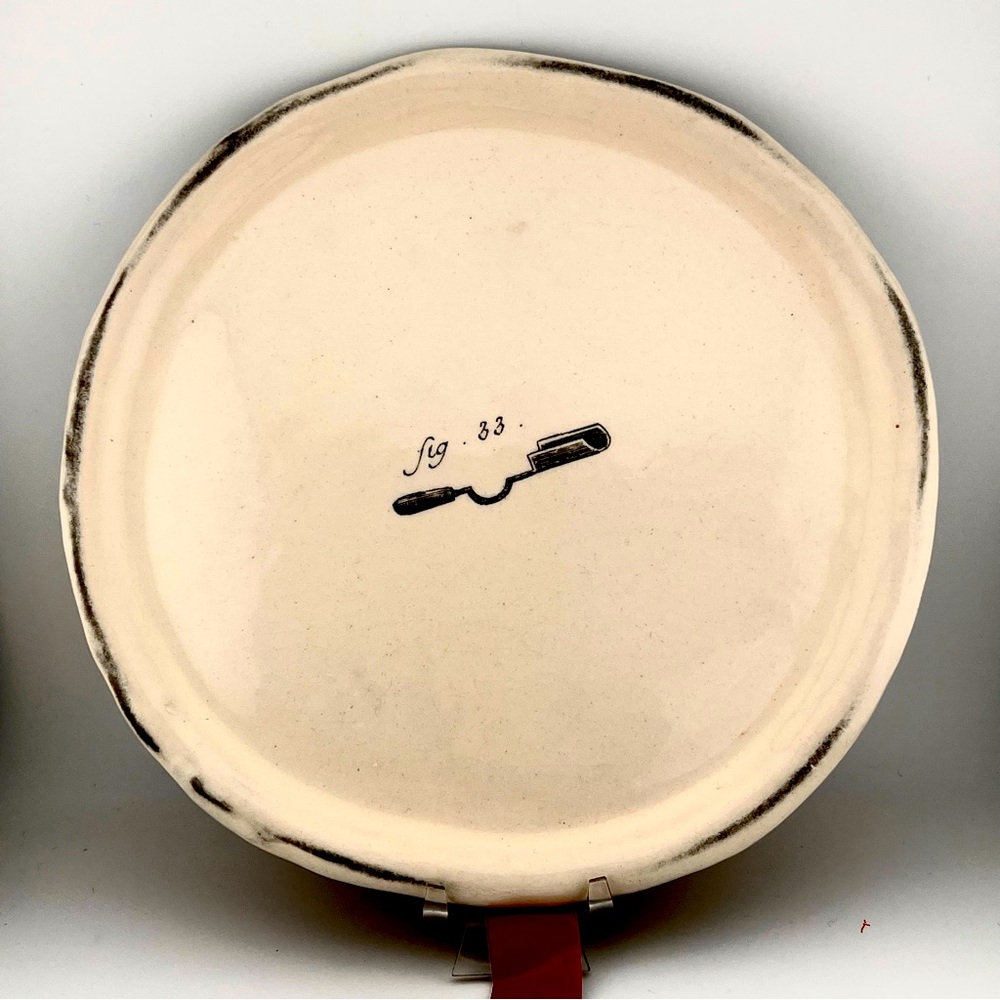 Set of 5 Gregg F. Moore Ceramic Plates
